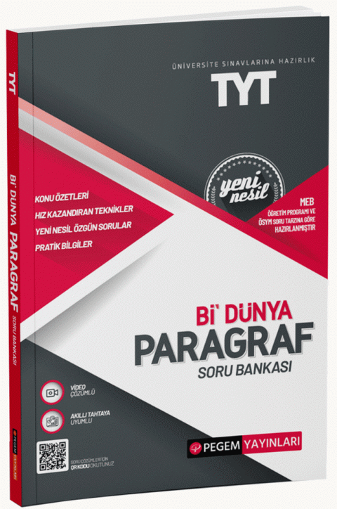 TYT Bi Dünya Paragraf Soru Bankası Pegem Akademi Yayıncılık