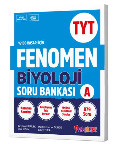TYT Biyoloji A Soru Bankası Fenomen Yayıncılık