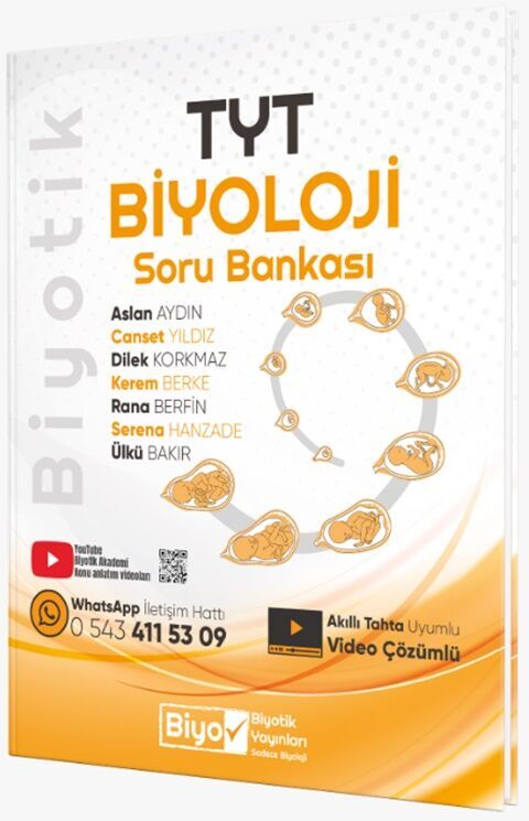 TYT Biyoloji Soru Bankası Biyotik Yayınları