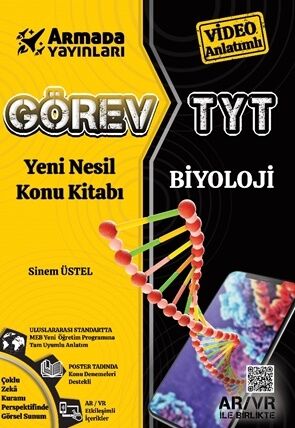 TYT Biyoloji Görev Yeni Nesil Konu Kitabı Armada Yayınları