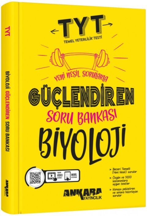 TYT Biyoloji Güçlendiren Soru Bankası Ankara Yayıncılık