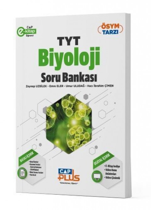 TYT Biyoloji Plus Serisi Soru Bankası Çap Yayınları