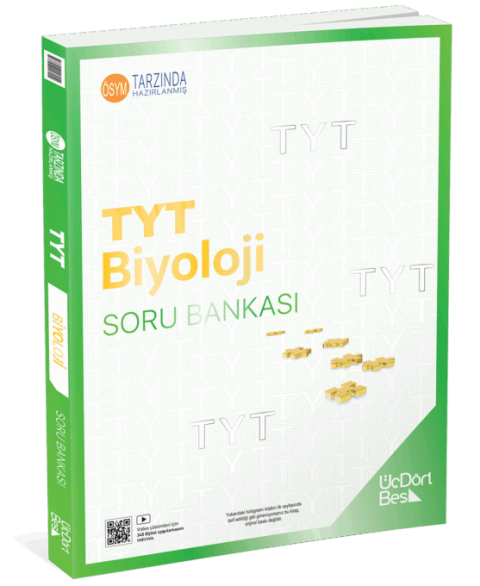 TYT Biyoloji Soru Bankası ÜçDörtBeş Yayınları