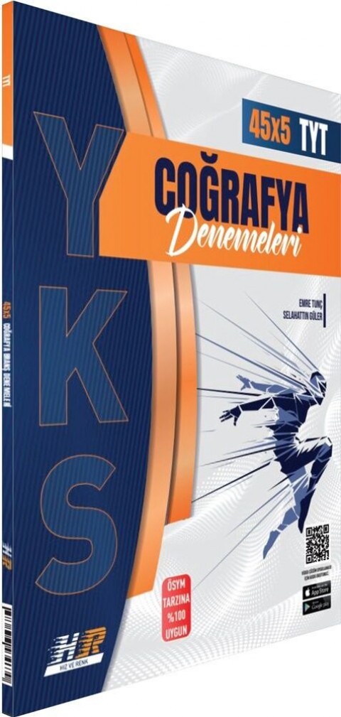TYT Coğrafya 45 x 5 Denemeleri Hız ve Renk Yayınları