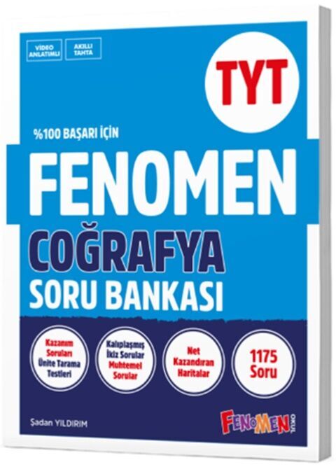 TYT Coğrafya Soru Bankası Fenomen Yayınları