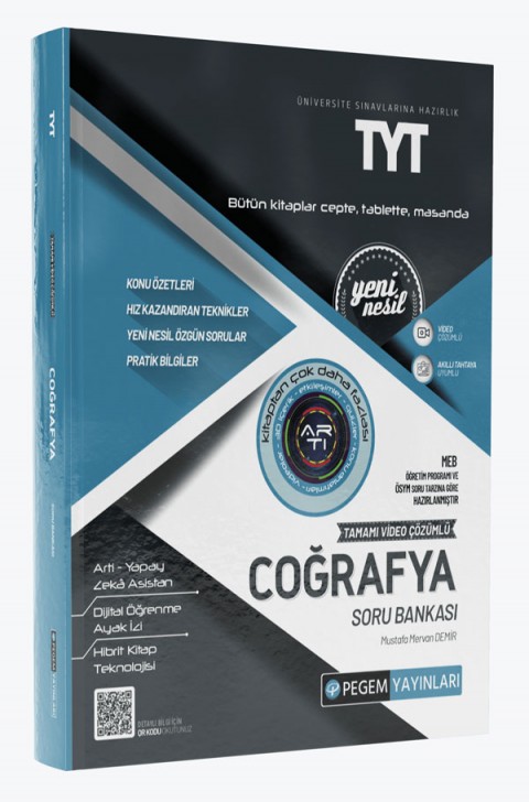TYT Coğrafya Soru Bankası Pegem Akademi Yayıncılık