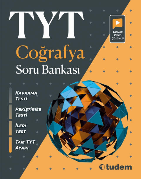 TYT Coğrafya Soru Bankası Tudem Eğitim
