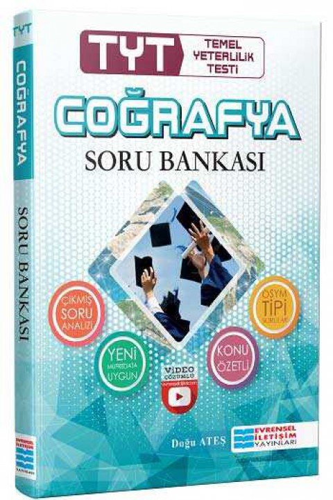 TYT Coğrafya Video Çözümlü Soru Bankası Evrensel İletişim Yayınları