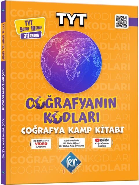 TYT Coğrafyanın Kodları Coğrafya Kamp Kitabı KR Akademi Yayınları