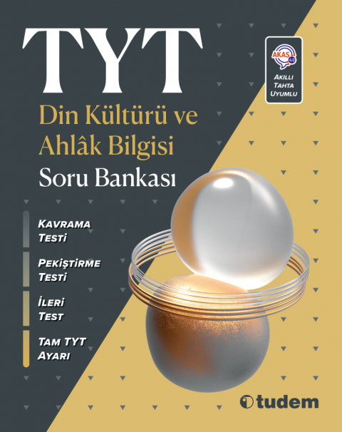 TYT Din Kültürü ve Ahlak Bilgisi Soru Bankası Tudem Yayınları