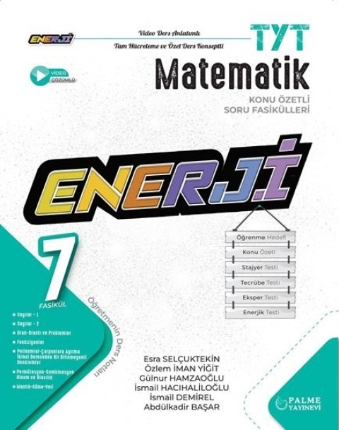 TYT Enerji Matematik Konu Özetli Soru Fasikülleri Palme Yayınları