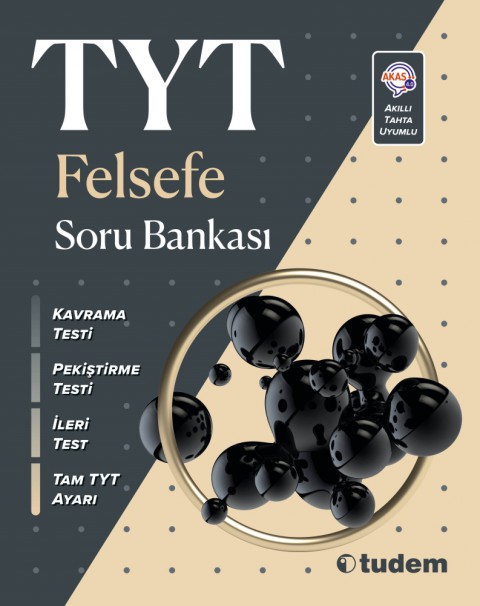 TYT Felsefe Soru Bankası Tudem Yayınları