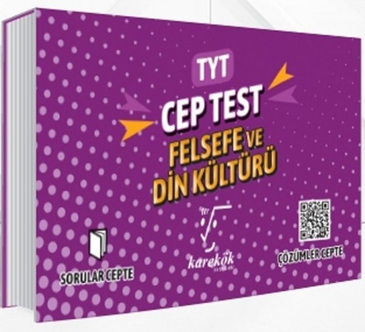 TYT Felsefe ve Din Kültürü Cep Test Karekök Yayınları