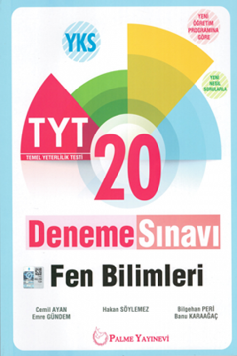 TYT Fen Bilimleri 20 Deneme Sınavı Palme Yayınları