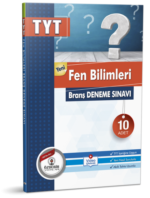 TYT Fen Bilimleri Branş 10 lu Deneme Sınavı Özdebir Yayınları