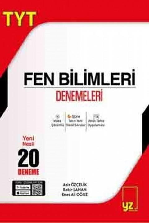 TYT Fen Bilimleri Yeni Nesil 20 Denemeleri YZ Yayınları