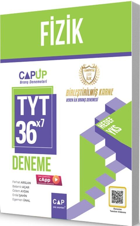 TYT Fizik 36 x 7 Up Deneme Çap Yayınları