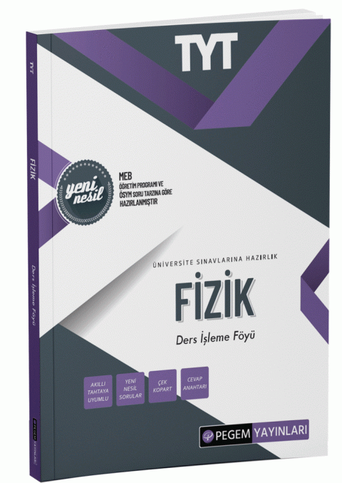 TYT Fizik Ders İşleme Föyü Pegem Akademi Yayıncılık