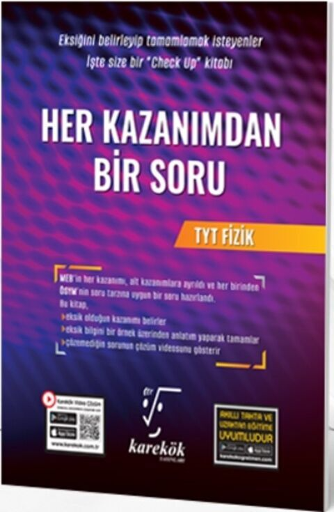 TYT Fizik Her Kazanımdan Soru Bankası Karekök Yayınları