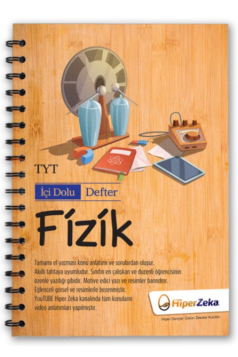 TYT Fizik İçi Dolu Defter Hiper Zeka Yayınları