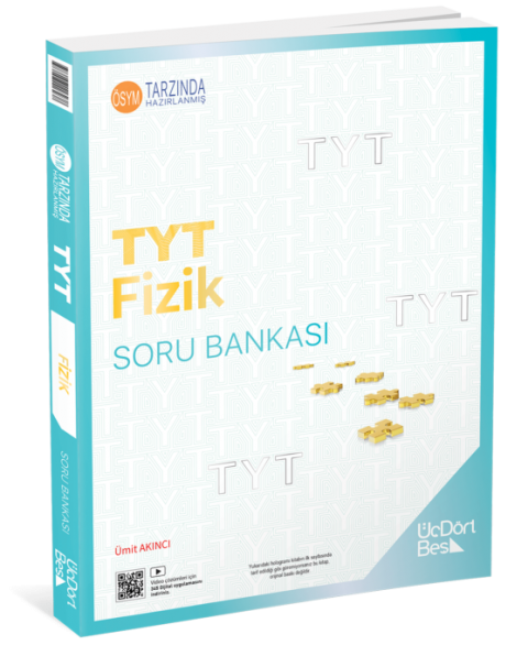 TYT Fizik Soru Bankası ÜçDörtBeş Yayınları