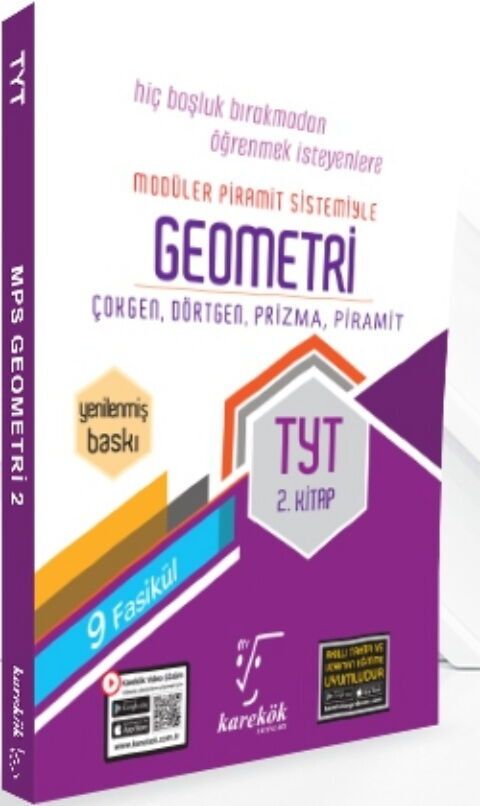 TYT Geometri 2. Kitap 9 Fasikül Karekök Yayınları