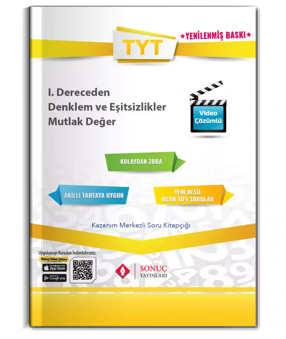 TYT I.Dereceden Denklem ve Eşitsizlikler Mutlak Değer Sonuç Yayınları