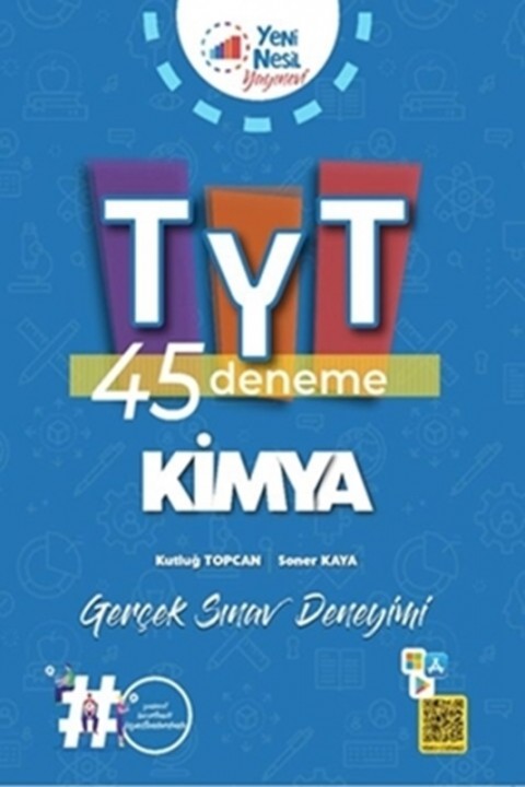 TYT Kimya 45 Deneme Sınavı Yeni Nesil Yayınları
