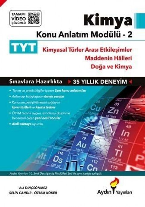 TYT Kimya Konu Anlatım Modülü 2 Aydın Yayınları