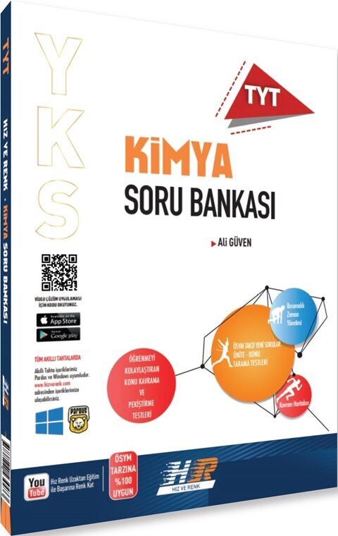 TYT Kimya Soru Bankası Hız ve Renk Yayınları