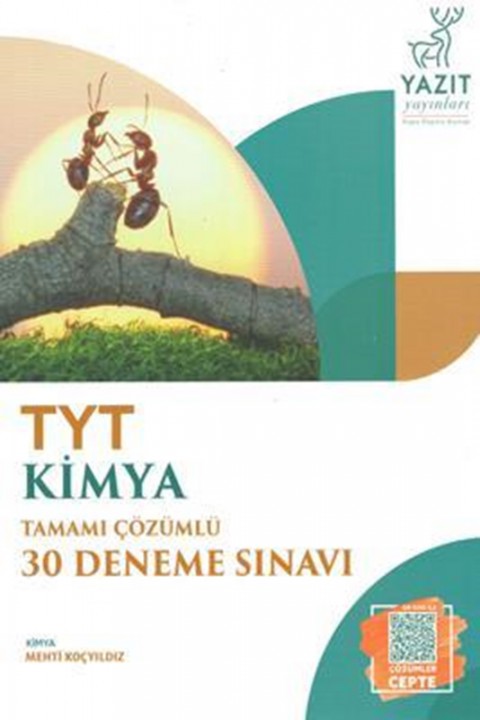TYT Kimya Tamamı Çözümlü 30 Deneme Sınavı Yazıt Yayınları
