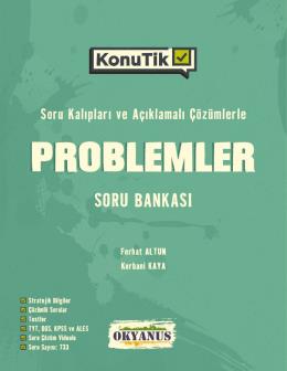 Tüm Adaylar İçin Problemler KonuTik Soru Bankası Okyanus Yayınları
