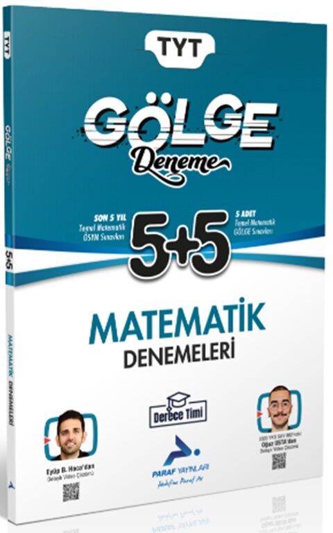 TYT Matematik 5 + 5 Gölge Deneme Paraf Yayınları