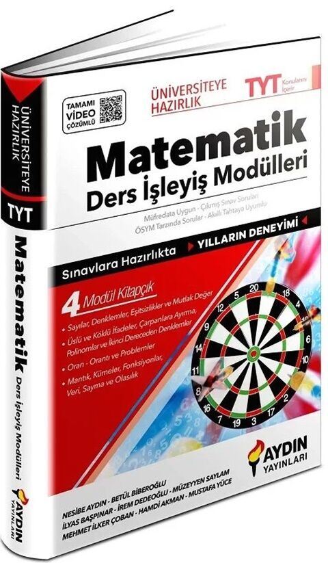 TYT Matematik Ders İşleyiş Modülleri Aydın Yayınları