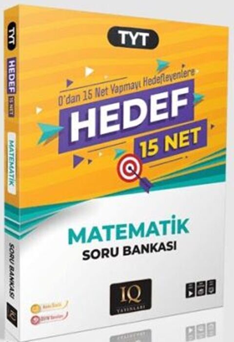 TYT Matematik Hedef 15 Soru Bankası IQ Yayınları