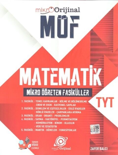 TYT Matematik MÖF Mikro Öğreten Fasiküller Set Orijinal Yayınları