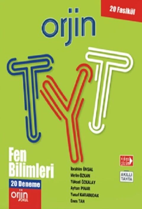 TYT Orjin Fen Bilimleri Denemeleri Kurmay Elt Yayınları