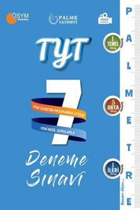 TYT Palmetre 7 Deneme Sınavı Palme Yayınları