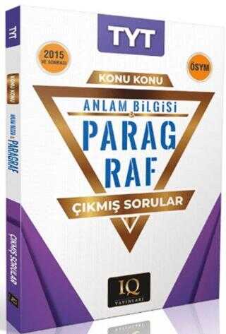 TYT Paragraf Çıkmış Sorular IQ Yayınları