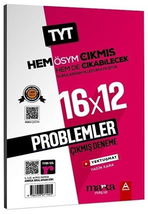 TYT Problemler 16x12 Çıkmış ve Çıkabilecek Denemeler Marka Yayınları