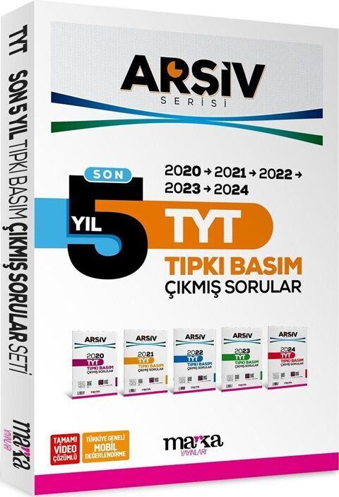 TYT Son 5 Yıl ARŞİV Serisi Tıpkı Basım Fasikül Fasikül Çıkmış Sorular Marka Yayınları