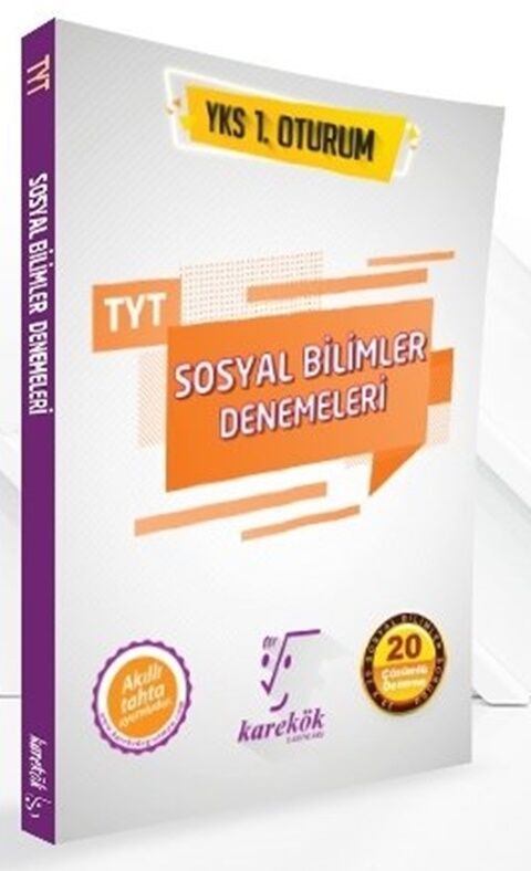 TYT Sosyal Bilimler Denemeleri Karekök Yayınları