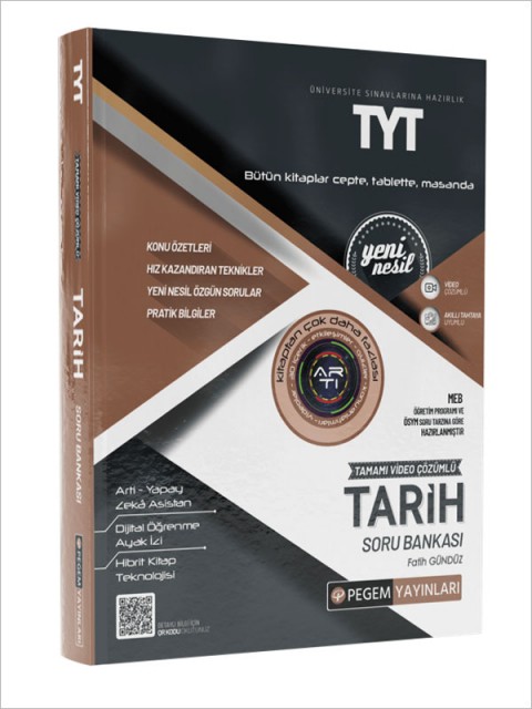 TYT Tarih Soru Bankası Pegem Akademi Yayıncılık