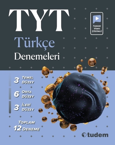 TYT Türkçe 12 Deneme Tudem Yayınları 