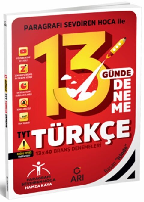 TYT Türkçe 13 Günde Deneme Arı Yayınları
