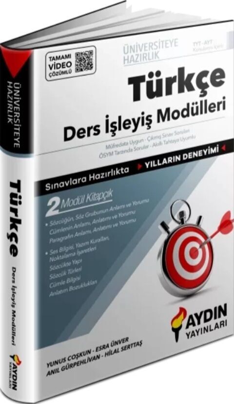 TYT Türkçe Ders İşleyiş Modülleri Aydın Yayınları