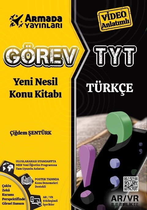 TYT Türkçe Görev Yeni Nesil Konu Kitabı Armada Yayınları
