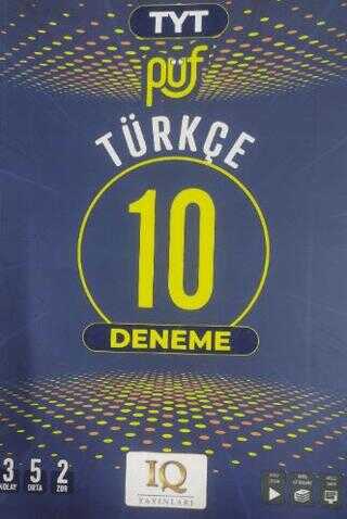 TYT Türkçe Püf 10 Branş Denemesi IQ Yayınları