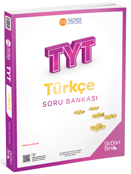 TYT Türkçe Soru Bankası ÜçDörtBeş Yayınları