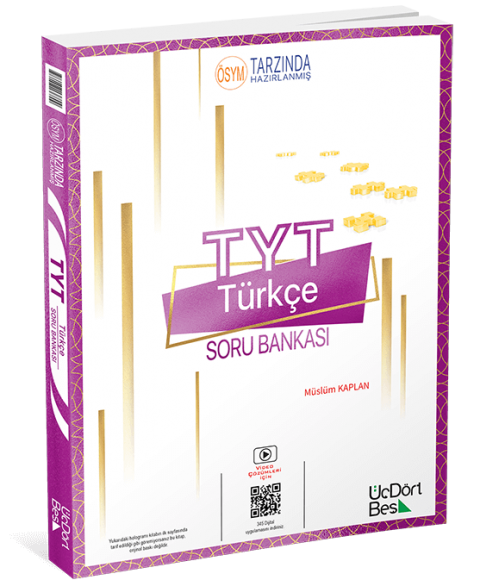 TYT Türkçe Soru Bankası ÜçDörtBeş Yayınları